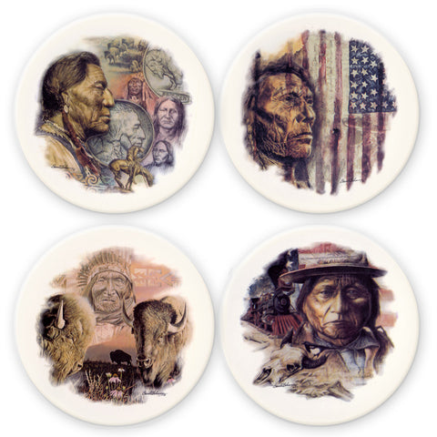 Native Shields Coaster Set