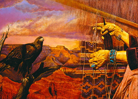 Canyon Weaver Giclee Paper Print