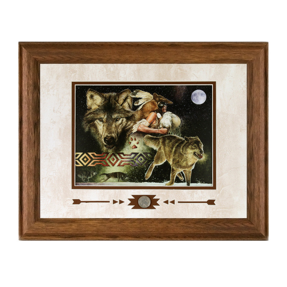 Framed Arapaho Moon Showcase Print