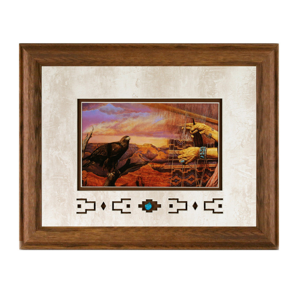 Framed Canyon Weaver Showcase Print