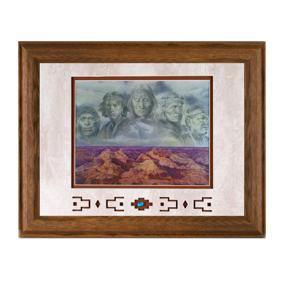 Framed Grandfather Earth Showcase Print