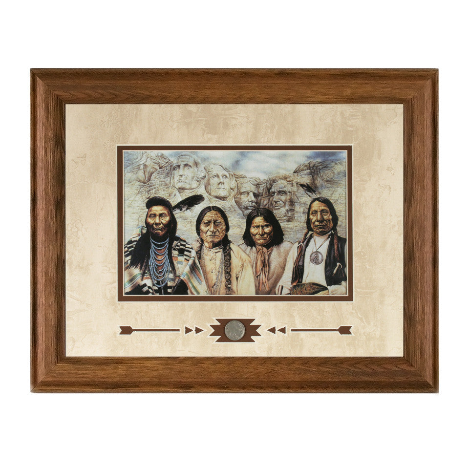 Framed Original Founding Fathers Showcase Print