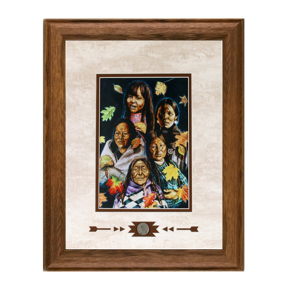 Framed Talking Leaves Showcase Print