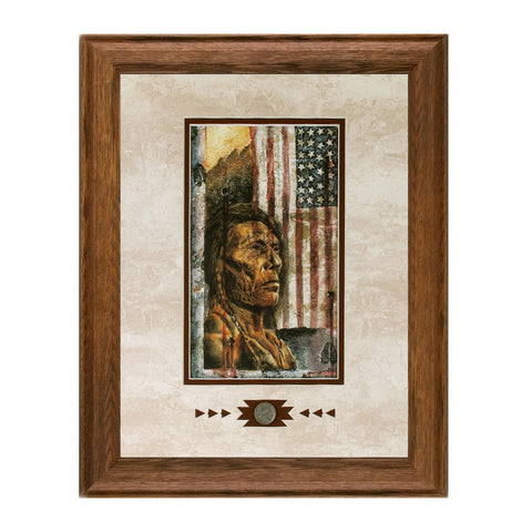 Framed When Colors Bleed Showcase Print