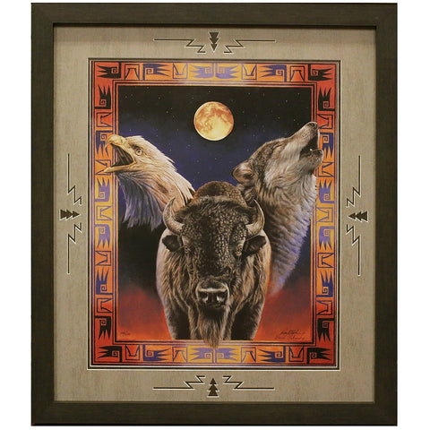 Framed and Matted Hallowed Harmony Artist Proof