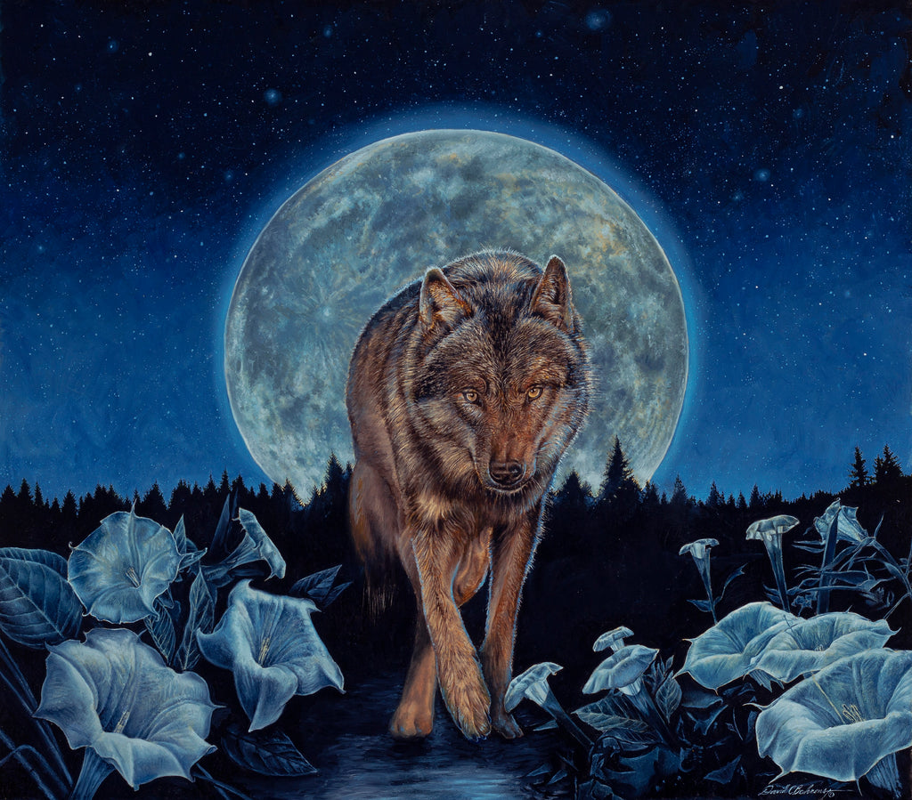 Nocturne Ascent Giclee Paper Print