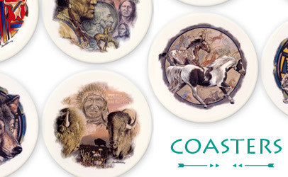 Shop our coasters, featuring some of David Behrens' most popular artworks