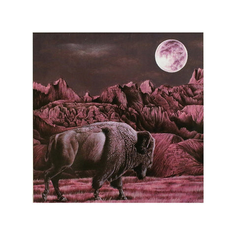 Buffalo Moon Rising Giclee Paper Print
