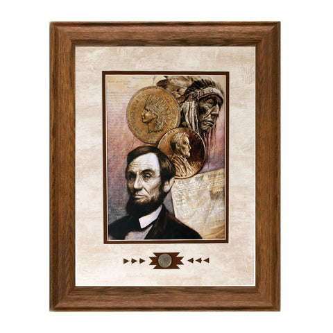 Framed Two Cents Worth Showcase Print