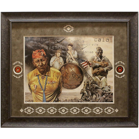 Visions of Valor Framed and Matted Limited Edition Lithograph