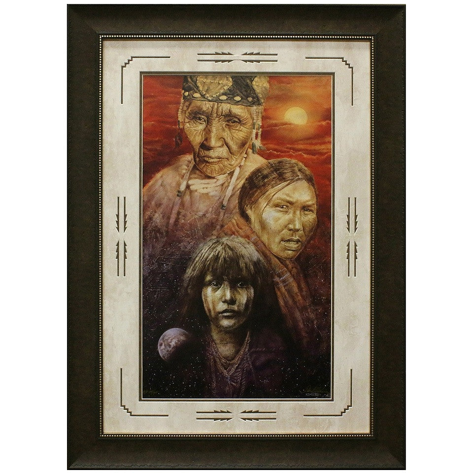 Night Song Matted and Framed Limited Edition Lithograph