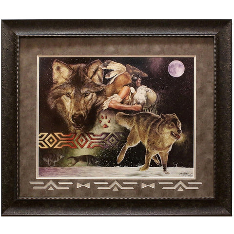 Lakota Twilight Framed and Matted Limited Edition Lithograph