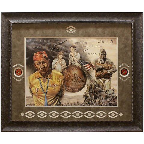 Framed and Matted Visions of Valor Artist Proof