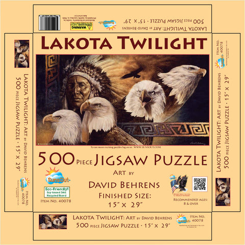 Lakota Twilight Puzzle 500 pieces